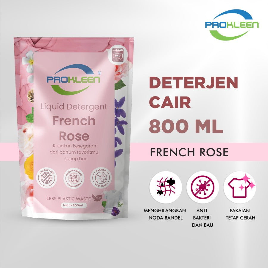 Deterjen Cair PREMIUM Laundry Liquid Detergent PROKLEEN 800mL REFILL