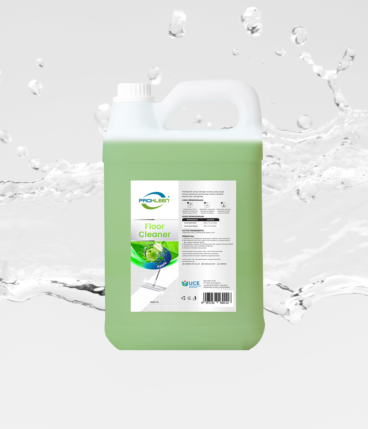 Pembersih Lantai Antibacterial FLOOR CLEANER PROKLEEN 5L