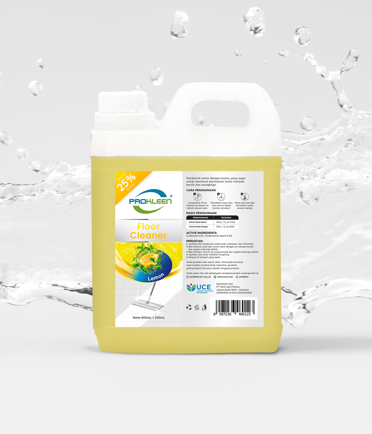 Pembersih Lantai Antibacterial FLOOR CLEANER PROKLEEN 1000mL