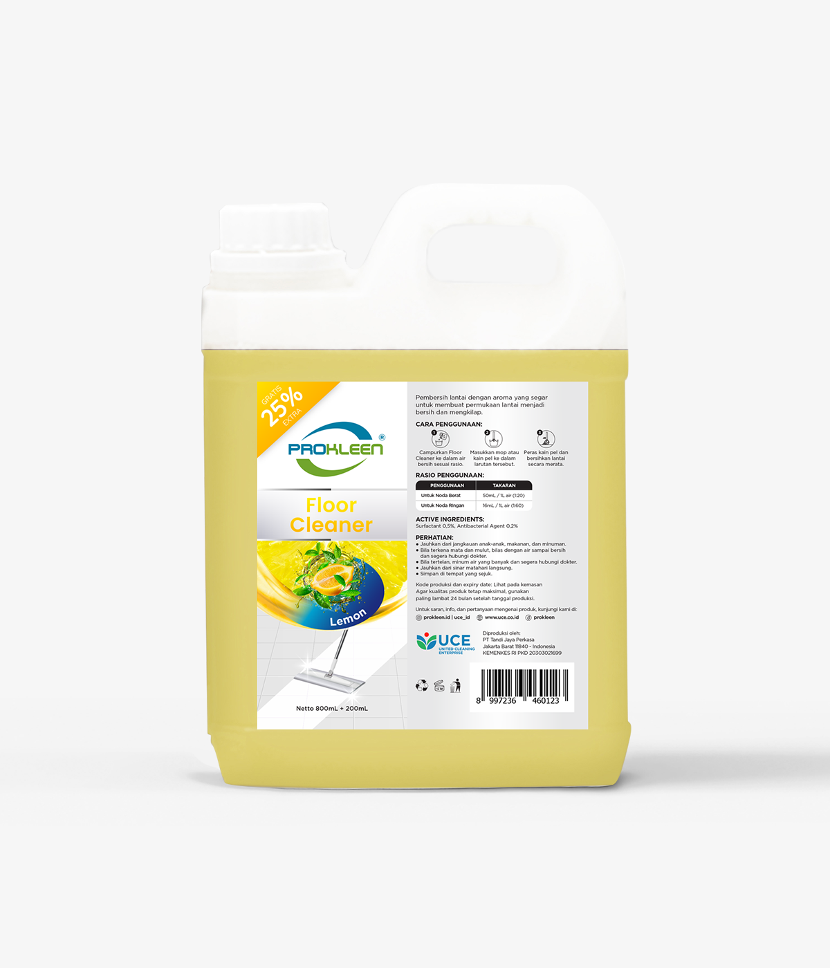 Pembersih Lantai Antibacterial FLOOR CLEANER PROKLEEN 1000mL