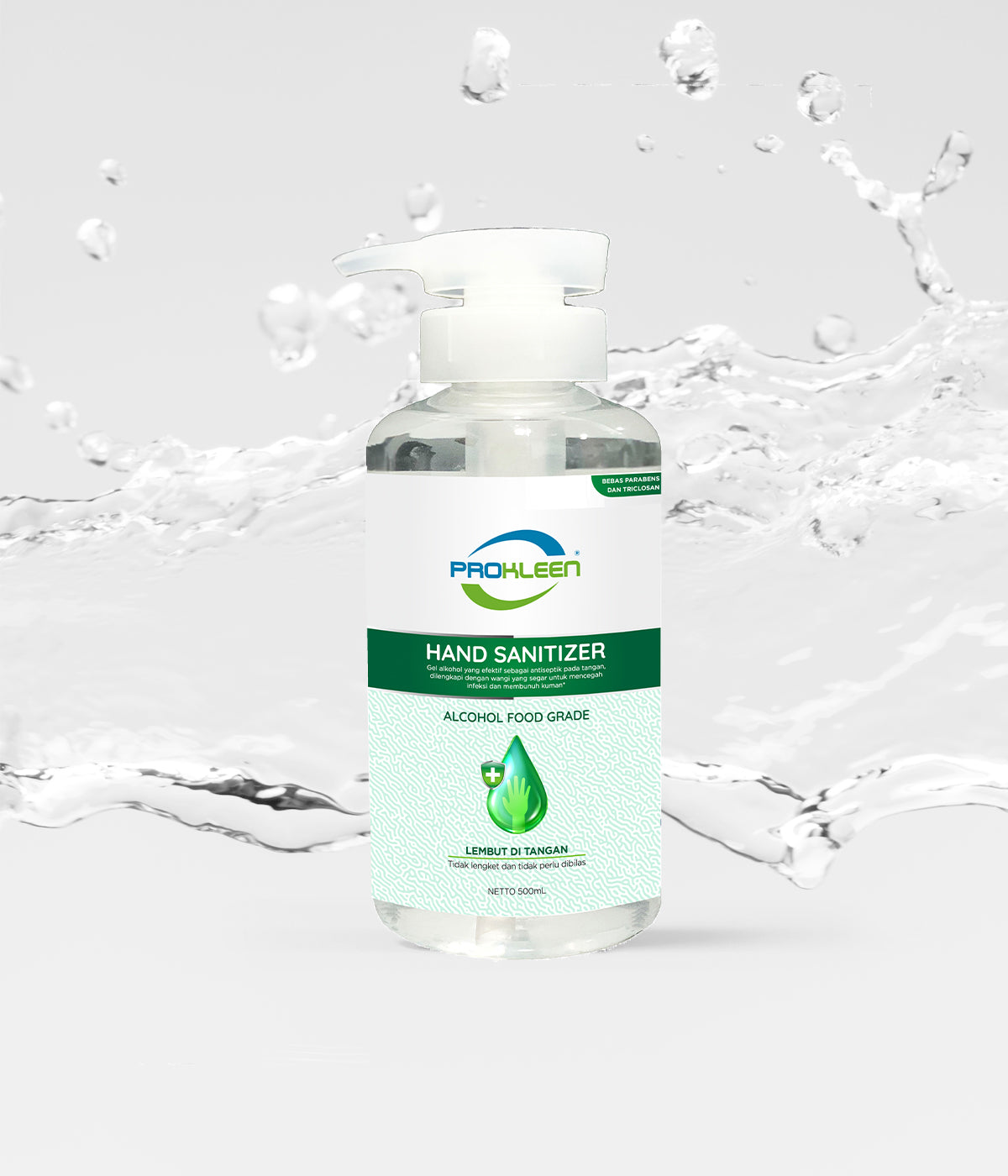 Hand Sanitizer 70% Antiseptic Gel Antiseptik Food Grade PROKLEEN 500mL