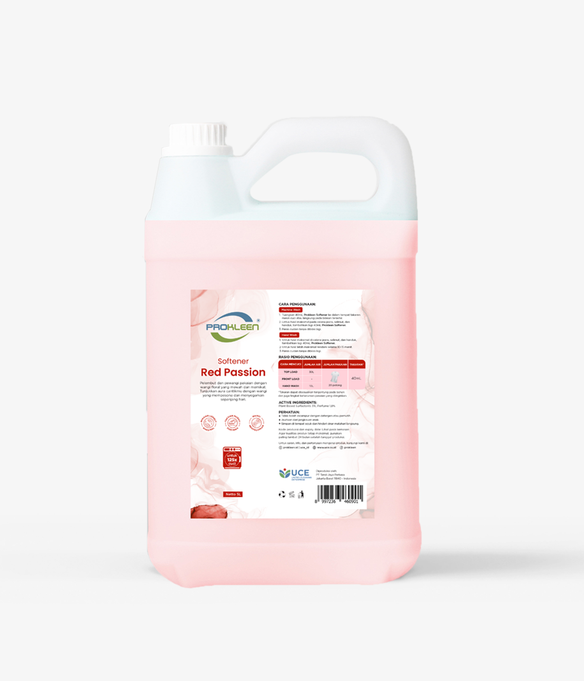 SOFTENER Pelembut dan Pewangi Pakaian PREMIUM PROKLEEN 5L